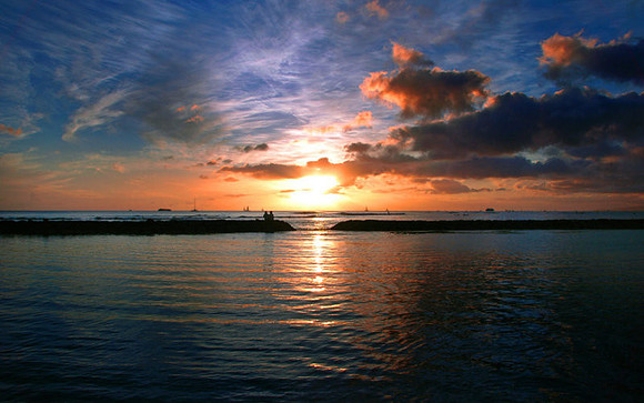 Waikiki sunset