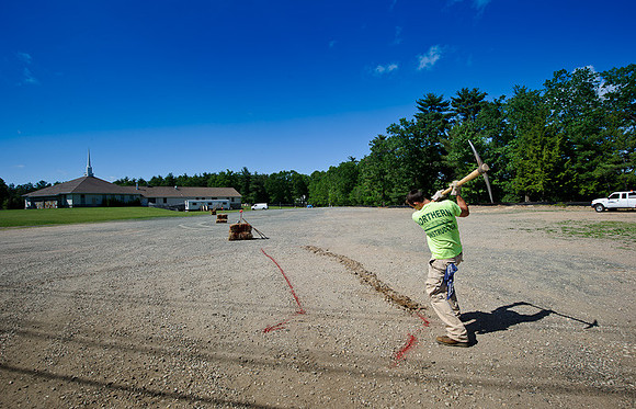 Breaking ground
